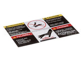 2M-Z2620 Star Label Caution,Bi-Lingual