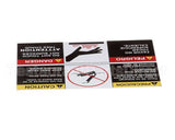 2M-Z2620 Star Label Caution,Bi-Lingual