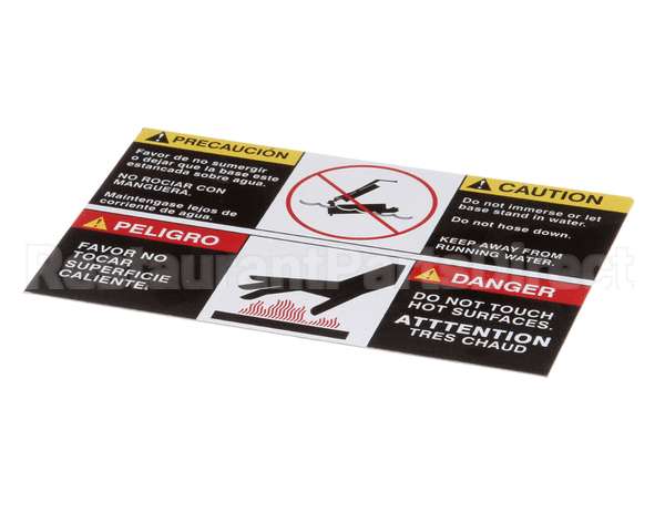 2M-Z2620 Star Label Caution,Bi-Lingual