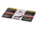 2M-Z2620 Star Label Caution,Bi-Lingual