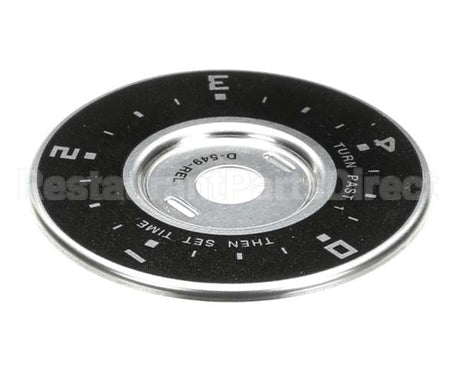 2R-70702-37 Lang Dial Plate, 5 Hour Timer