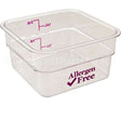 2SFSCW441 Compatible Cambro 2 Qt Camsquare Container Allergen-Free Storage