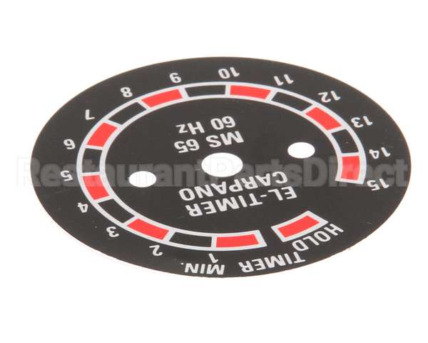 30-190 Varimixer 15 Minute Timer (Metal) Scale Carpano.