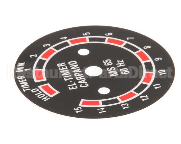 30-190 Varimixer 15 Minute Timer (Metal) Scale Carpano.