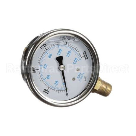 300-0166 Spray Master Gauge, Pres, 0-2000Psi 1/4M, Gly Filled