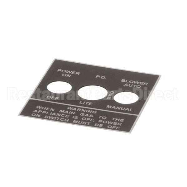 3000012008 Compatible Jade Label, Control Switch, J Br (W/