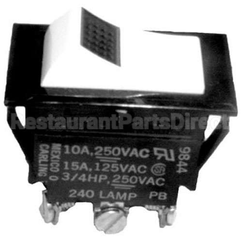 3003830 Compatible Toastmaster - Middleby Marshall Rocker Switch 7/8 X 1-1/2 Dpdt Ctr-Off