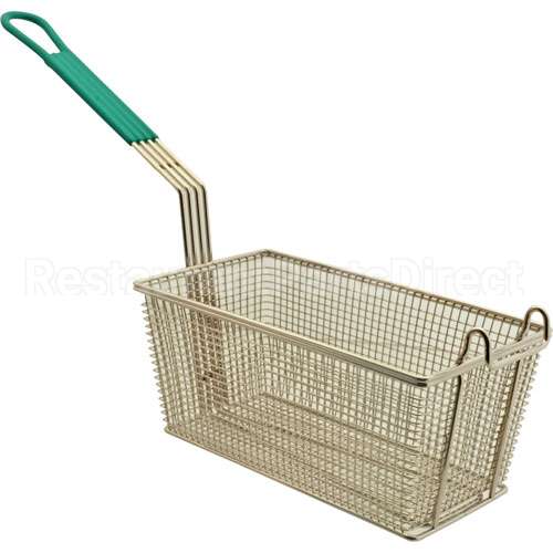 300510 Compatible Tri Star Basket, Fry, Teal Handle, 12-1/8" X 6-5/16"