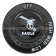 302095 Compatible Metal Masters Knob 2 D, Off-Hi-Med-Lo