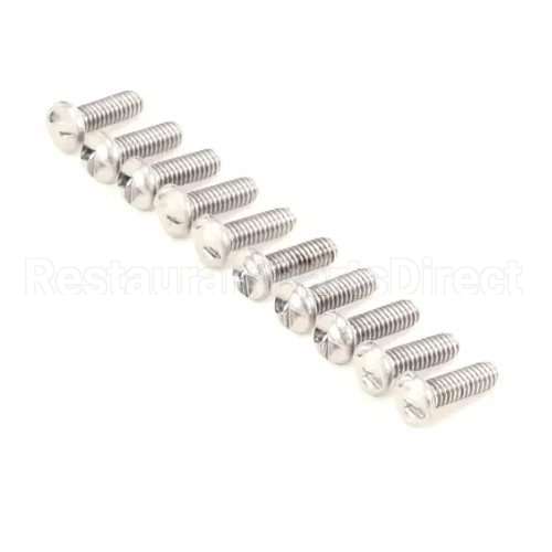 308P124 Compatible Roundup Screw, One-Way (8-32 X 1/2") Pk/10