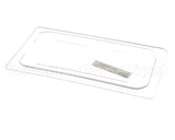 30CWC-135 Cambro Lid, Flat 1/3 Food Pan, Clear