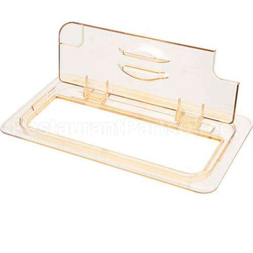 30HPLN(150) Compatible Cambro Lid, H-Pan, 1/3 Sz, Fliplid, Notch