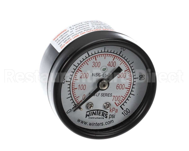 310-00038 Grindmaster Cecilware Pressure Gauge 60 Psi