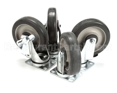 315410 Tri-Star Manufacturing Kit;4 Plate Casters 2/W Brake
