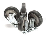 315410 Tri-Star Manufacturing Kit;4 Plate Casters 2/W Brake