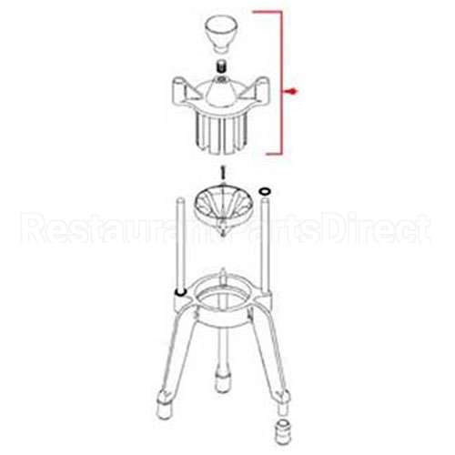 316 Compatible Redco Head (6 Section, W/Knob)