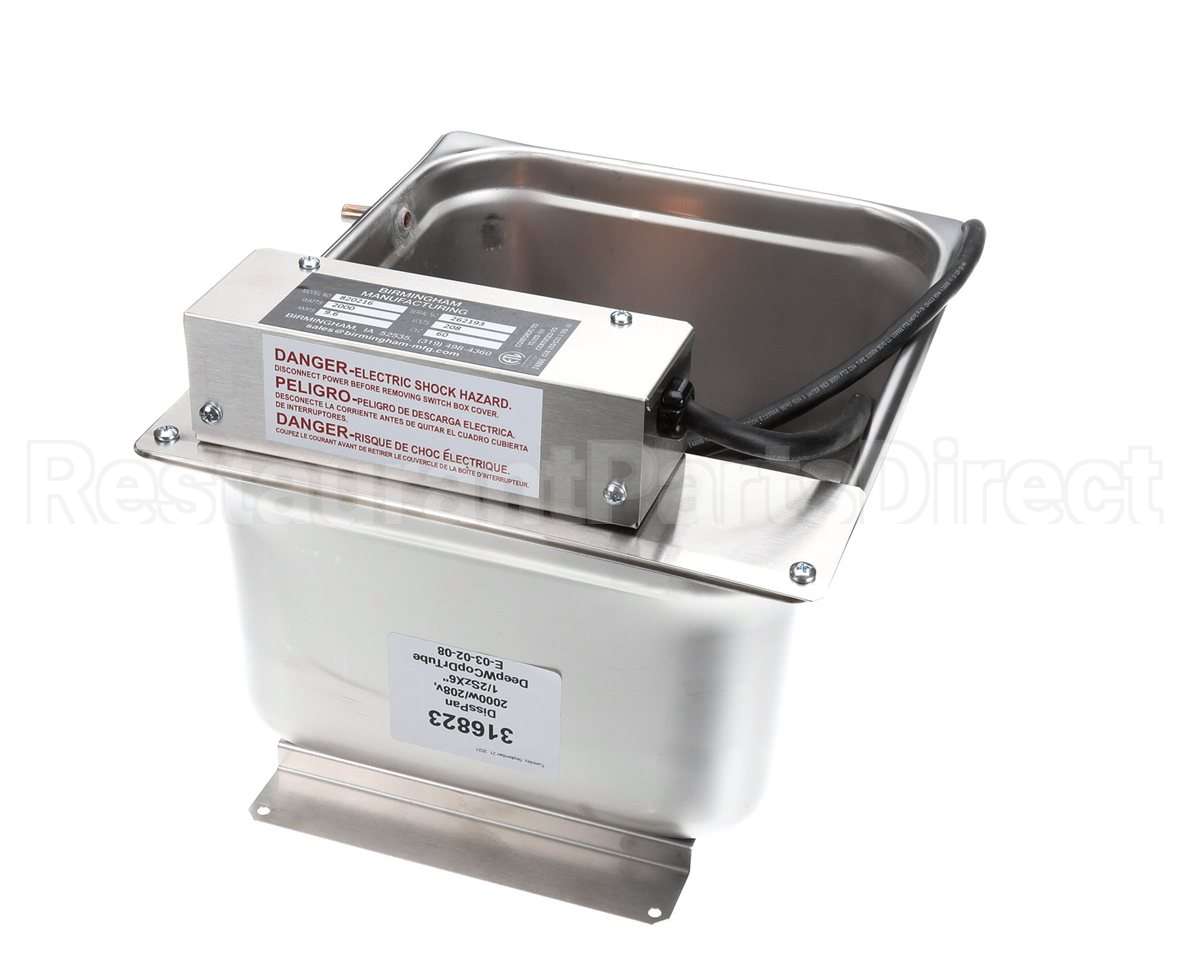 316823 Hillphoenix Diss Pan 2000W/208V. 1/2Szx6
