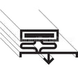 3195-3 Compatible International Cold Storage Ics 30-3/8X77-1/4 D-D Gasket 3-Sided