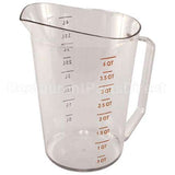 3218 Compatible Rubbermaid 4 Qt Measuring Cup-135 Clear