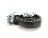 32192 Silver King Caster Plate 5In Wh/6 1/4 Th W/ Lock