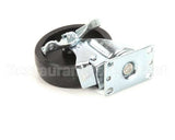 32192 Silver King Caster Plate 5In Wh/6 1/4 Th W/ Lock