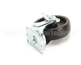 32192 Silver King Caster Plate 5In Wh/6 1/4 Th W/ Lock