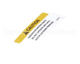 324107 Stoelting Decal Caution Moving Parts