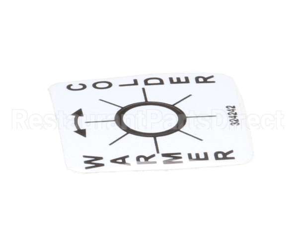 324242 Stoelting Decal Temp Adjustment