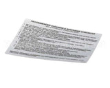 324509 Stoelting Decal Cleaning (Ss Shake)