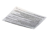 324509 Stoelting Decal Cleaning (Ss Shake)