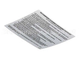 324509 Stoelting Decal Cleaning (Ss Shake)