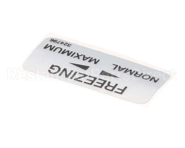 324796 Stoelting Decal; Freezing