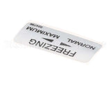 324796 Stoelting Decal; Freezing