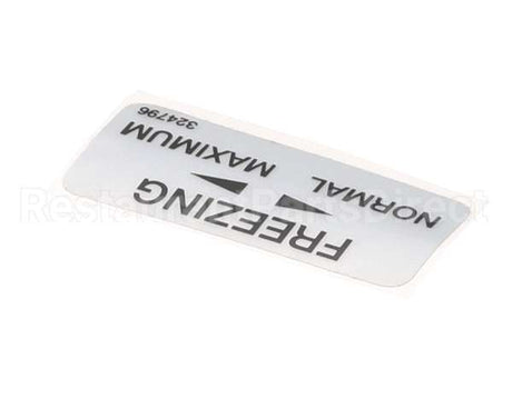 324796 Stoelting Decal; Freezing