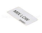 324801 Stoelting Decal; Mix Low