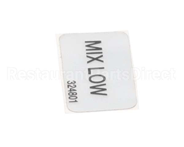 324801 Stoelting Decal; Mix Low