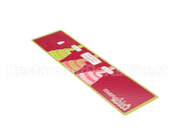 324920 Stoelting Decal; Display Cover Menchies