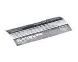 325032 Stoelting White Glove Service Decal