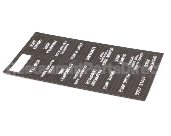 32861.0000 Bunn Decal, Flavors-Juice Dispenser