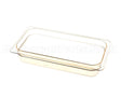 32HP150-H-PAN Cambro Third Sze 4" Dp Hot Pan, Amber