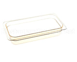 32HP150-H-PAN Cambro Third Sze 4" Dp Hot Pan, Amber