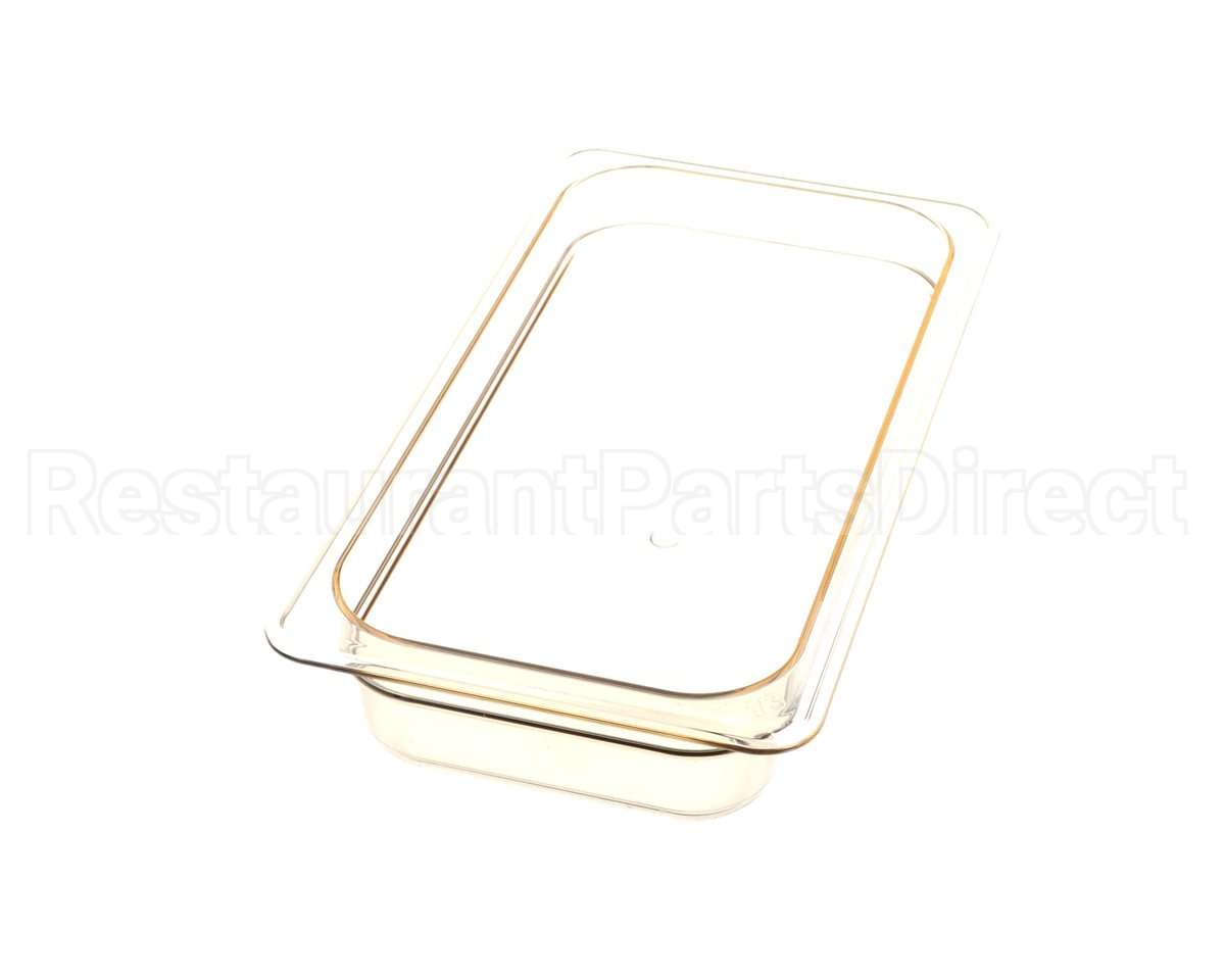 32HP150-H-PAN Cambro Third Sze 4" Dp Hot Pan, Amber