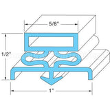 341-16970-00 Compatible Traulsen Door Gasket 23 1/2" X 23 1/2"