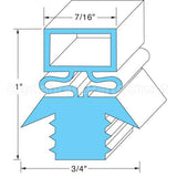 341-27565-03 Compatible Traulsen Door Gasket 23-1/2" X 29-1/2"