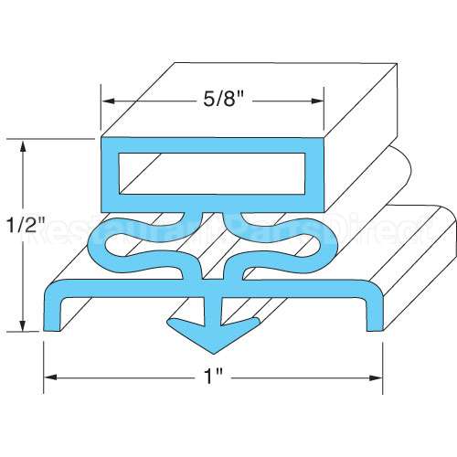 341-39080-00 Compatible Traulsen Door Gasket