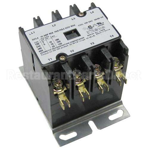 346466-00011 Compatible Hobart Contactor 4P 30/40A 120V