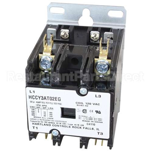 346466-1 Compatible Hobart Contactor 2P 30/40A 120V