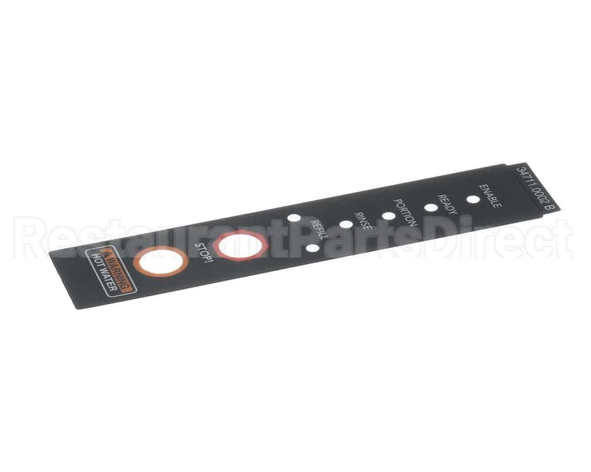34711.0002 Bunn Decal, Warning Led Display