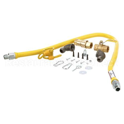 34S0289-48 Compatible Dormont Mavrik Gas Hose Kit, 1/2" X 48"