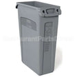 3540-60 Compatible Rubbermaid Vented Trash Can 23 Gal Gray